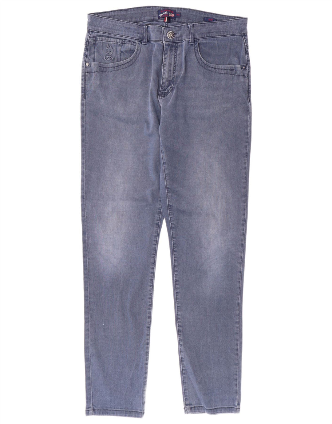 ASSN DE POLO DE EE. UU. Vaqueros Slim Hombre W34 L31 Algodón Azul Marino