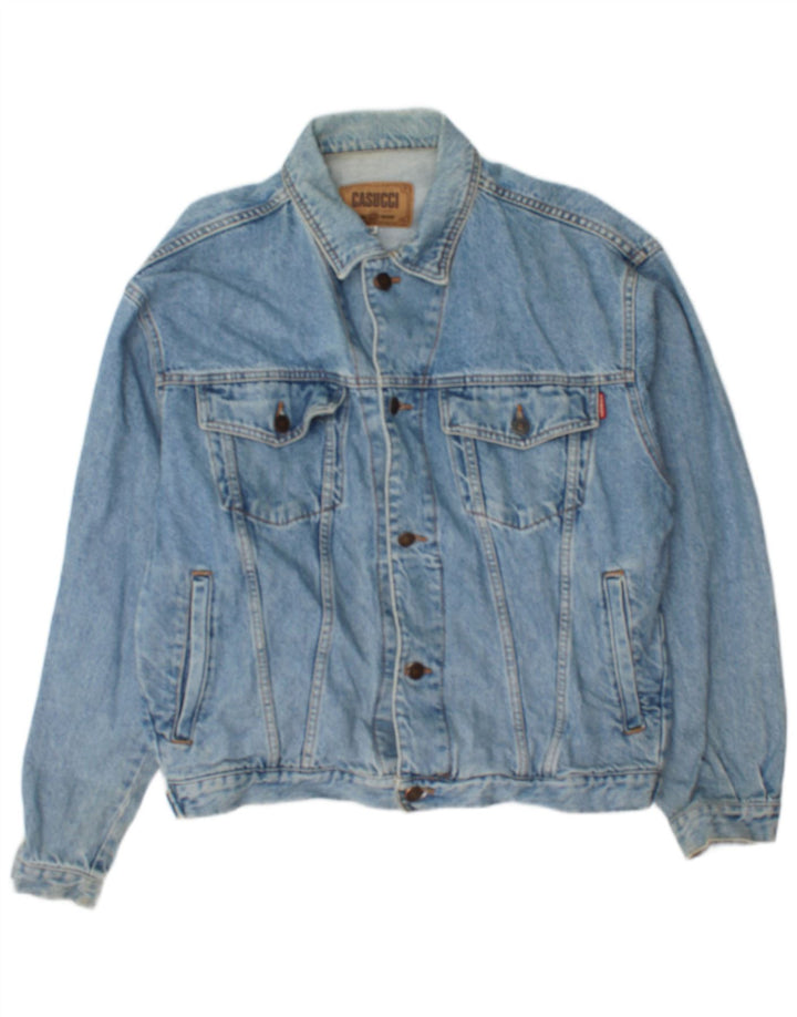 Casucci Chaqueta vaquera para hombre UK 38 Algodón azul medio