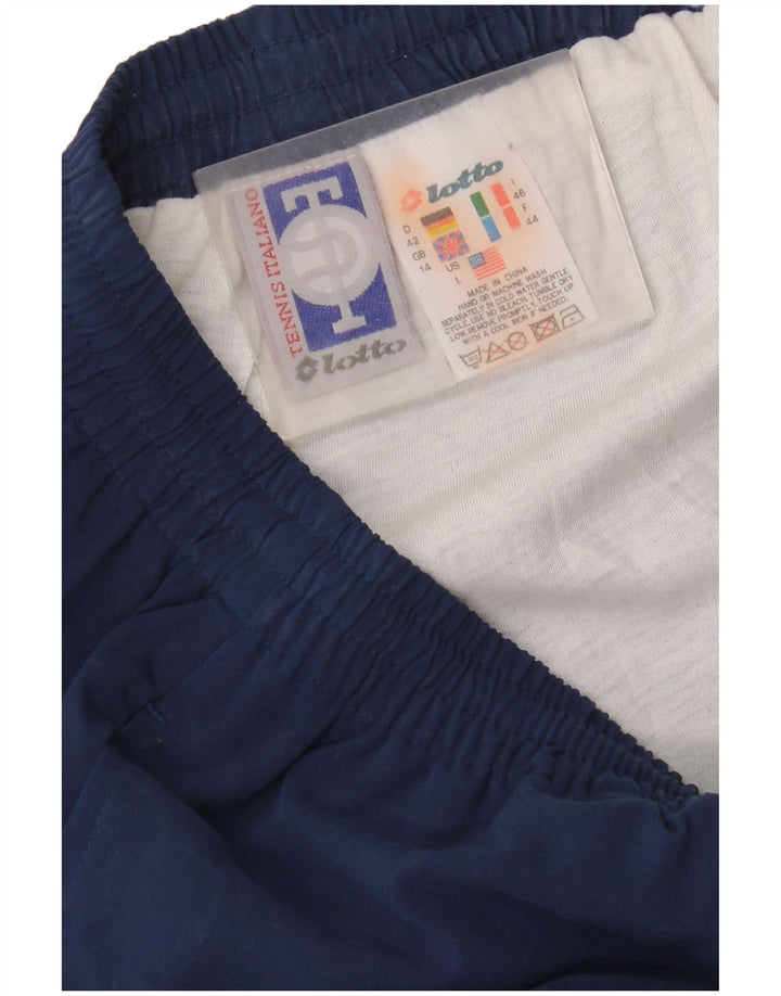 Lotto Pantalones de chándal para mujer UK 44 Large Poliéster azul marino