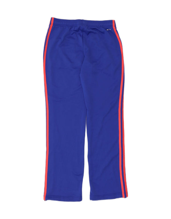 Adidas Mujer Climalite Chándal Pantalones UK 8/10 Pequeño Azul Poliéster