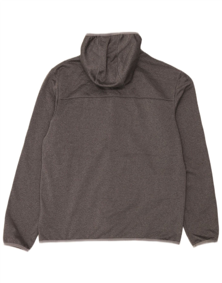 The North Face Suéter con capucha y cremallera para hombre Poliéster gris grande