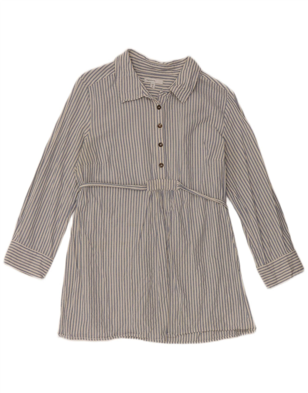 Gap Camisa premamá de manga 3/4 para mujer UK 40 Small Blue Stripes
