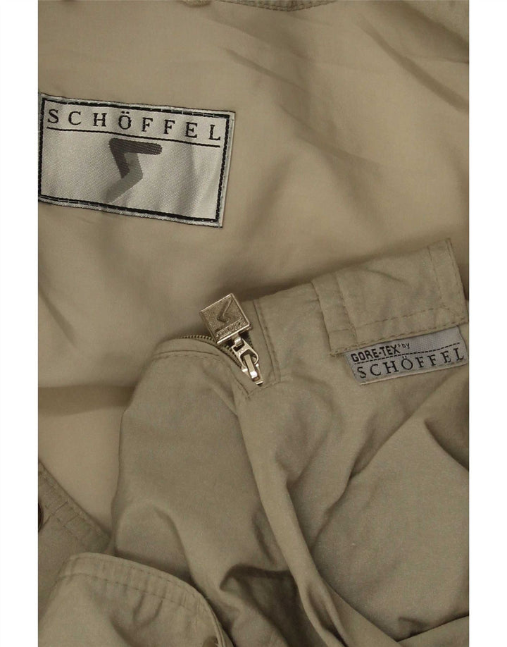 Schoffel Abrigo cortavientos militar de gran tamaño para mujer EU 40 Verde medio