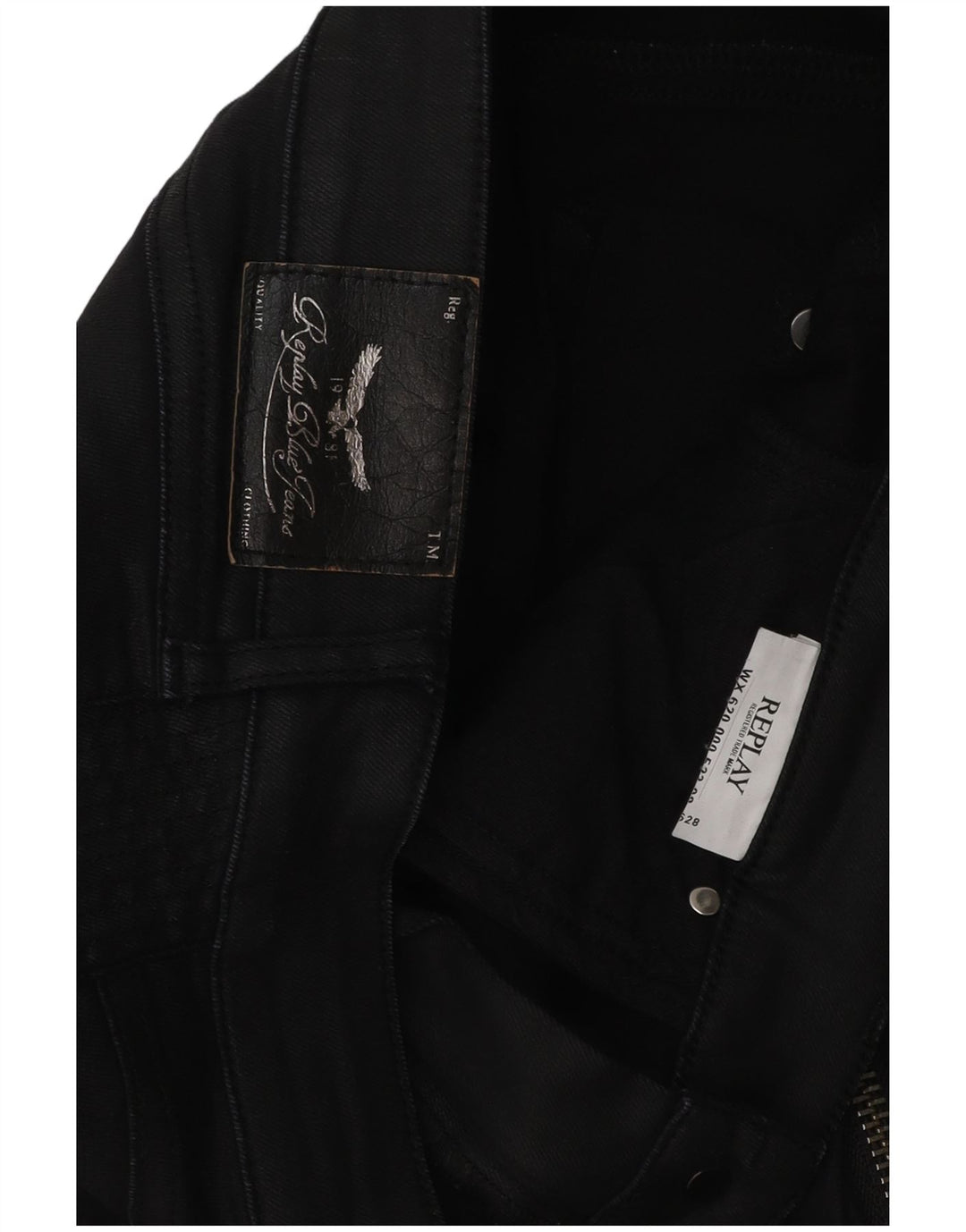 REPLAY Pantalones informales ajustados para mujer W30 L32 Negro