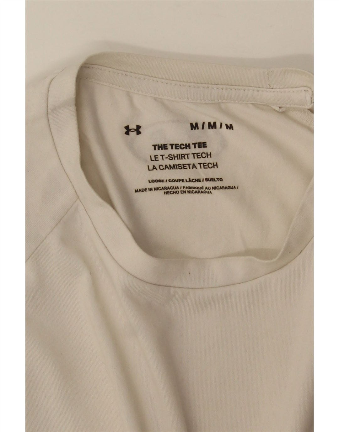 Camiseta Under Armour Hombre Top Medium Blanco