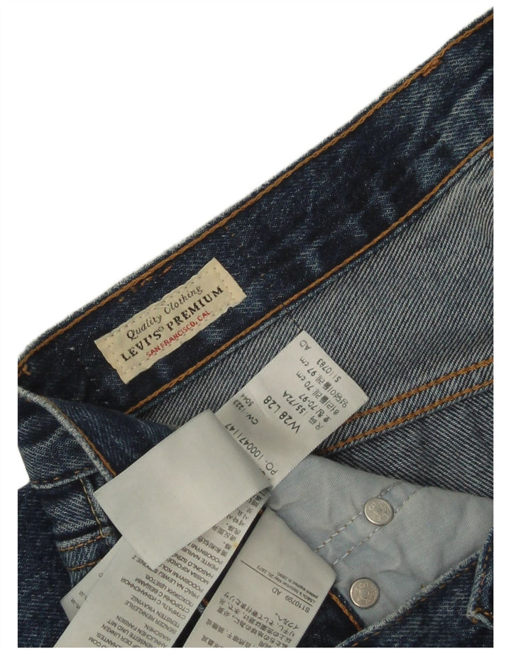 Levi's Hombre 501 Vaqueros Rectos W28 L28 Algodón Azul