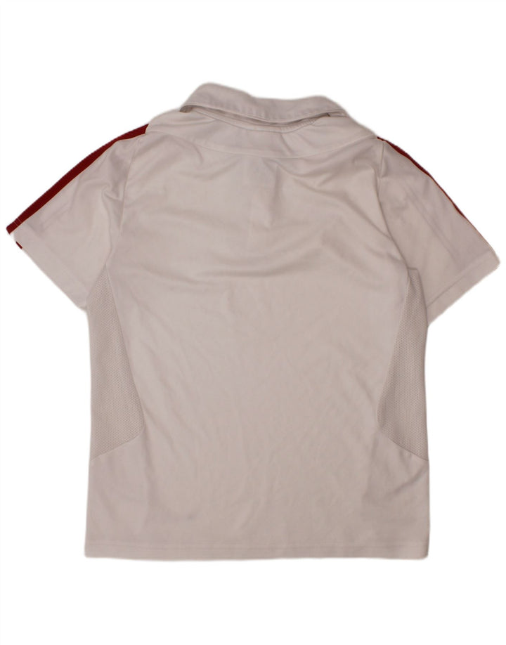Polo ADIDAS Climacool para niño 9-10 años Blanco Poliéster
