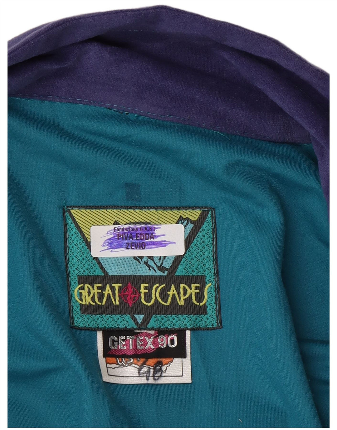 Great Escapes Chaqueta de chándal para hombre IT 48 Medium Blue Colourblock