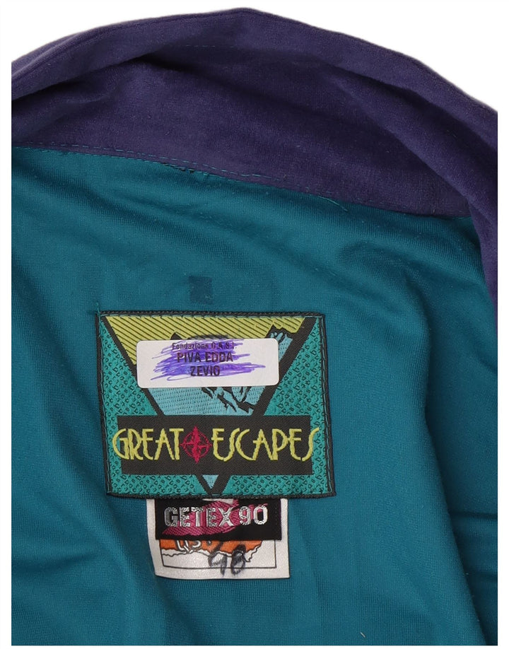 Great Escapes Chaqueta de chándal para hombre IT 48 Medium Blue Colourblock