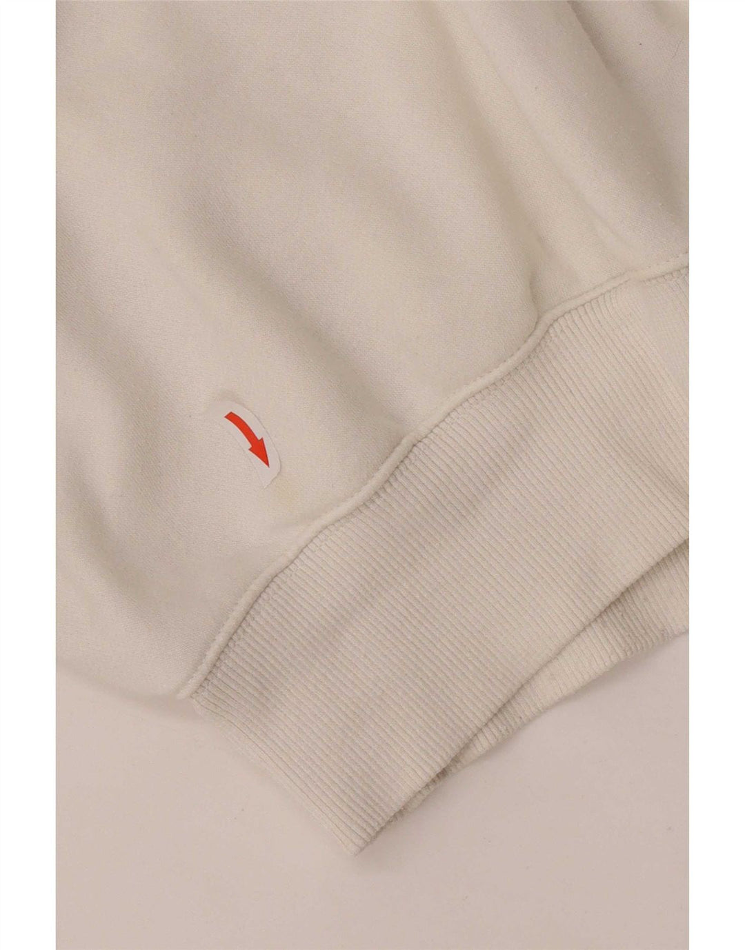 Nike Mujer Oversize Crop Zip Neck Sudadera Jumper UK 10 Small White