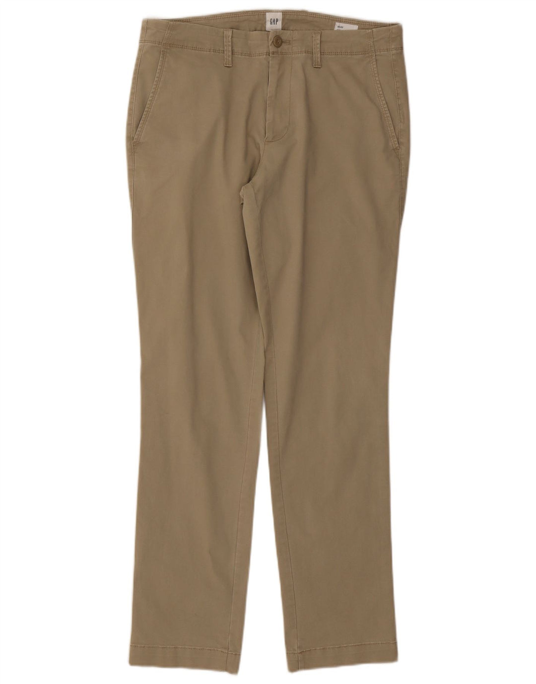 Pantalones chinos ajustados Gap para hombre W32 L32 Algodón beige