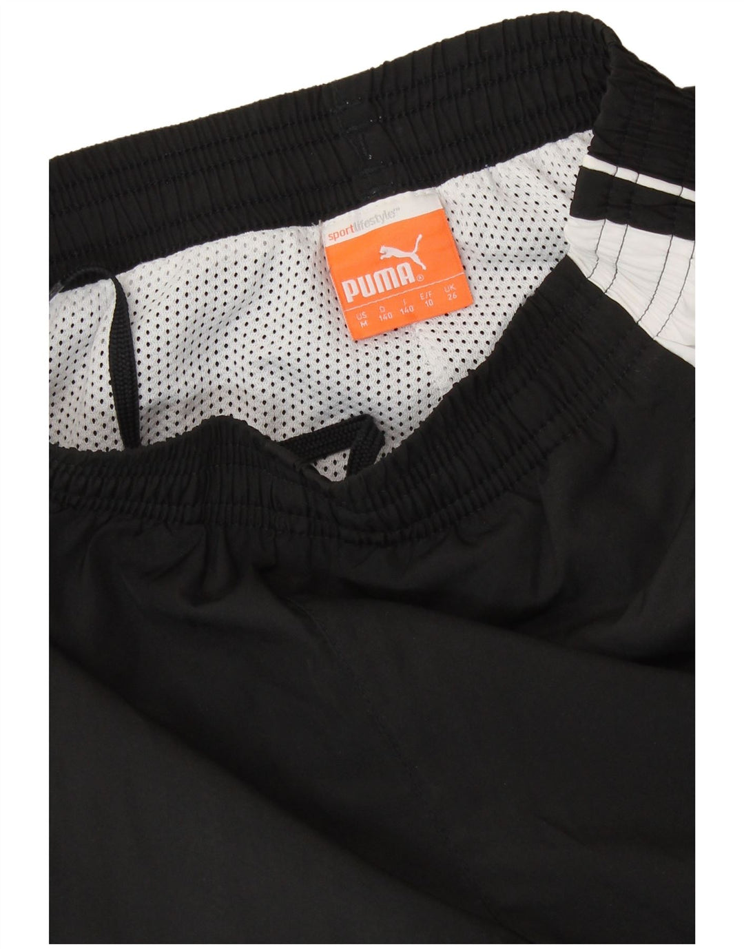 PUMA Pantalones de chándal para niño Joggers 9-10 años Negro Colorblock