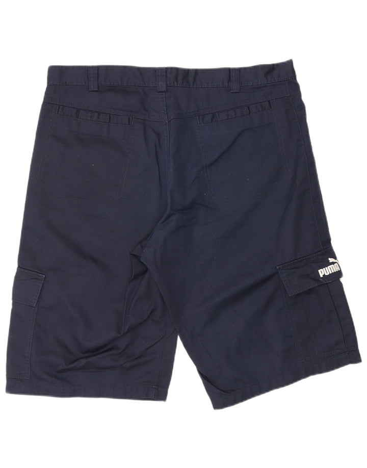 PUMA Shorts cargo para hombre medianos W32 Algodón azul marino