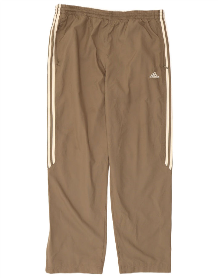 Pantalón de chándal ADIDAS para hombre UK 44/46 Large Beige Poliéster