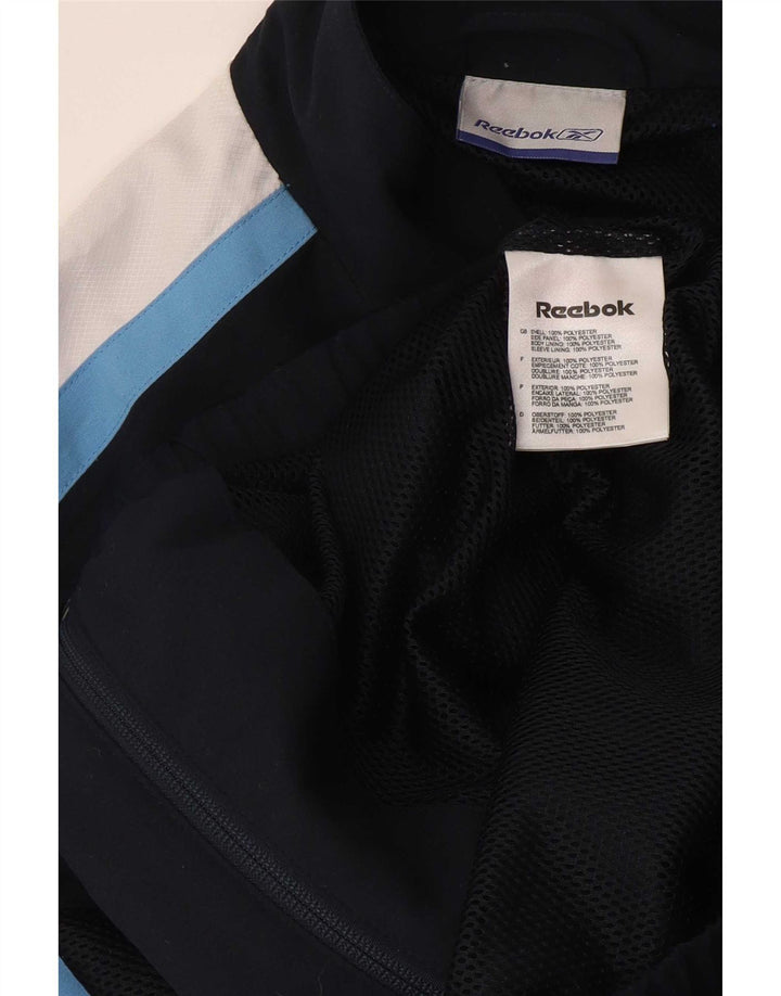 Reebok Chaqueta de chándal para niño 13-14 años Azul Marino Colorblock