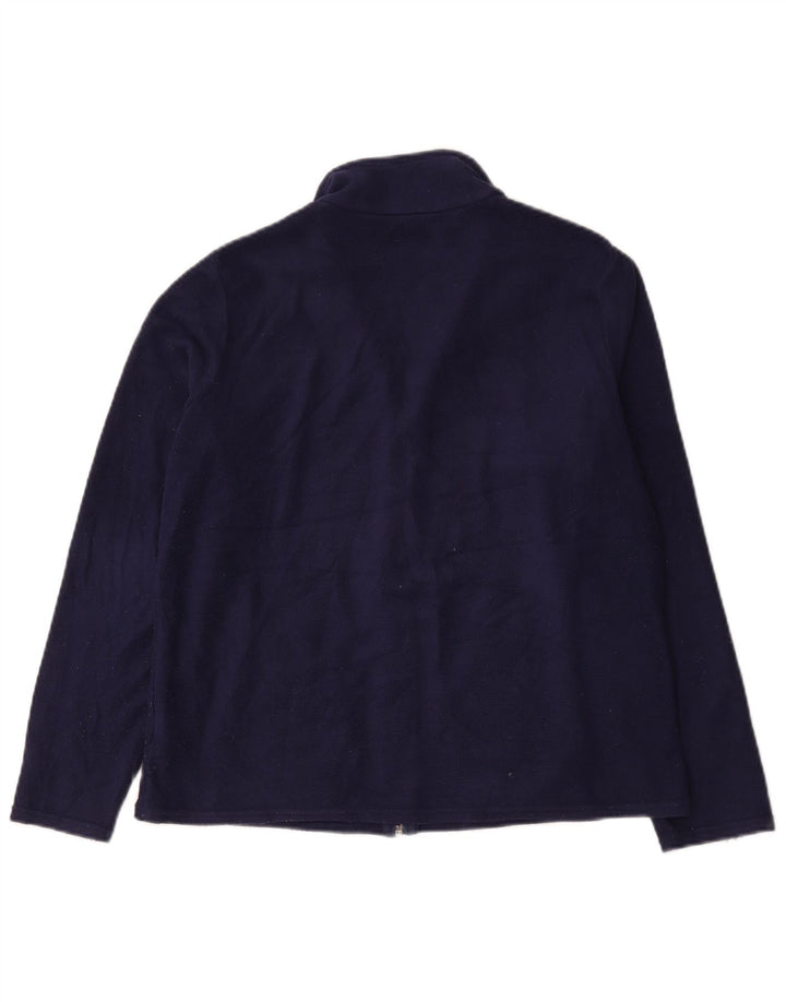 Marks & Spencer Chaleco polar para mujer UK 40 XL Poliéster azul marino