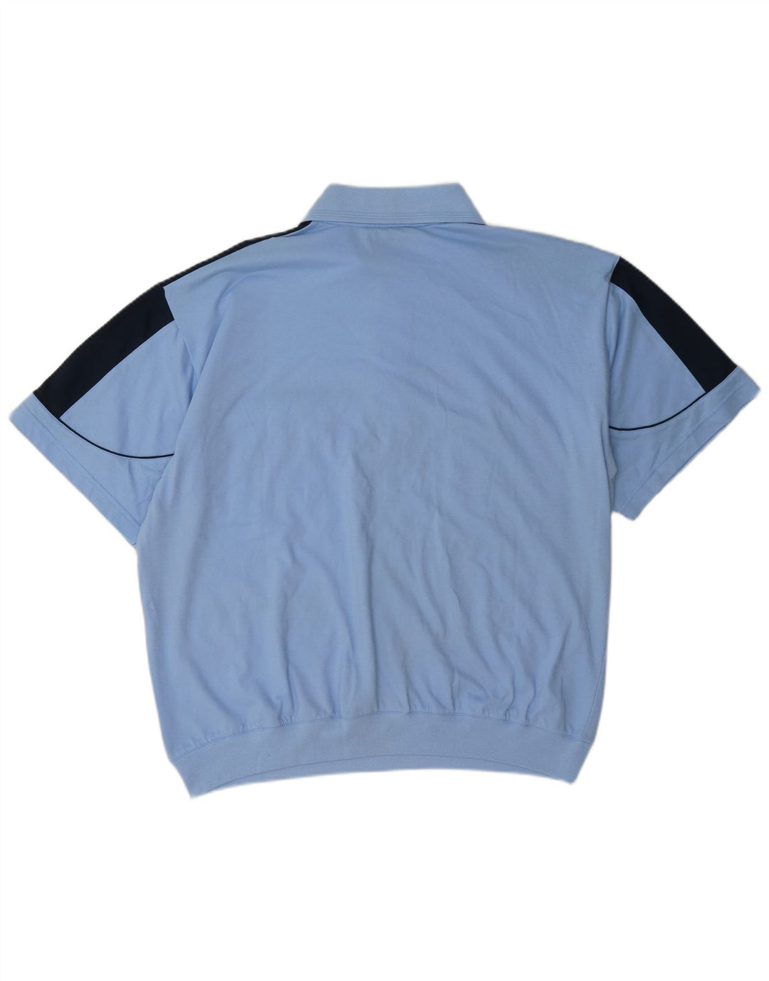 Polo vintage para hombre XL Bloque de color azul