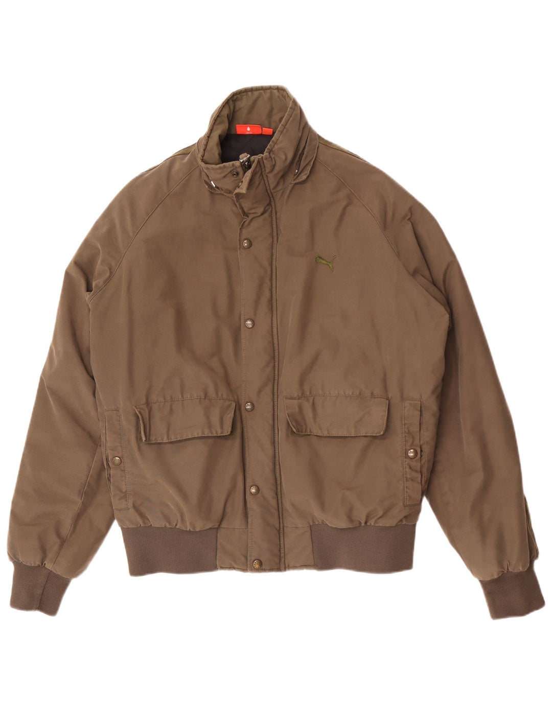 Puma Chaqueta Bomber para Hombre Reino Unido 40 Grande Caqui Algodón