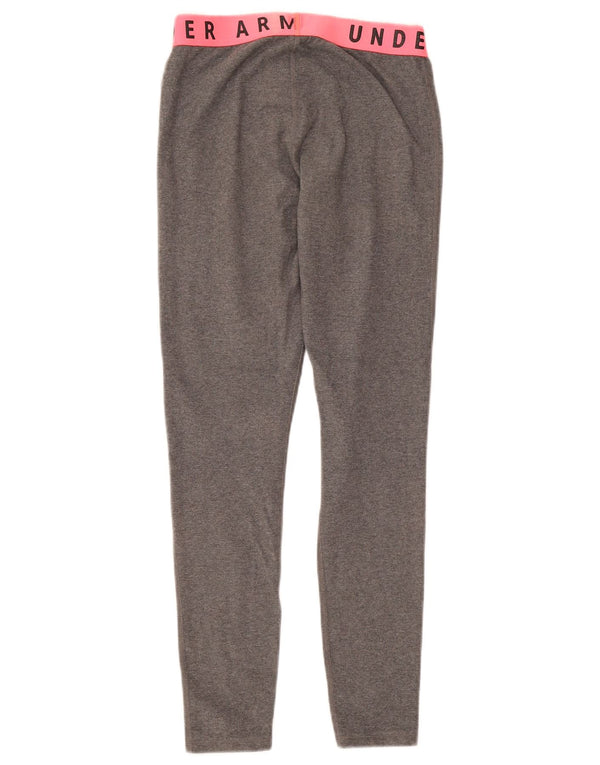 Under Armour Leggings gráficos para mujer UK 4 XS Gris Colorblock