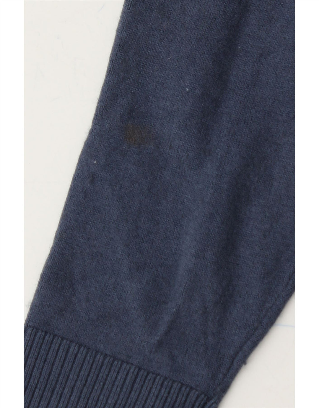 MASSIMO DUTTI Womens Crew Neck Jumper Sweater UK 14 Medium Navy Blue Vintage Massimo Dutti and Second-Hand Massimo Dutti from Messina Hembry 