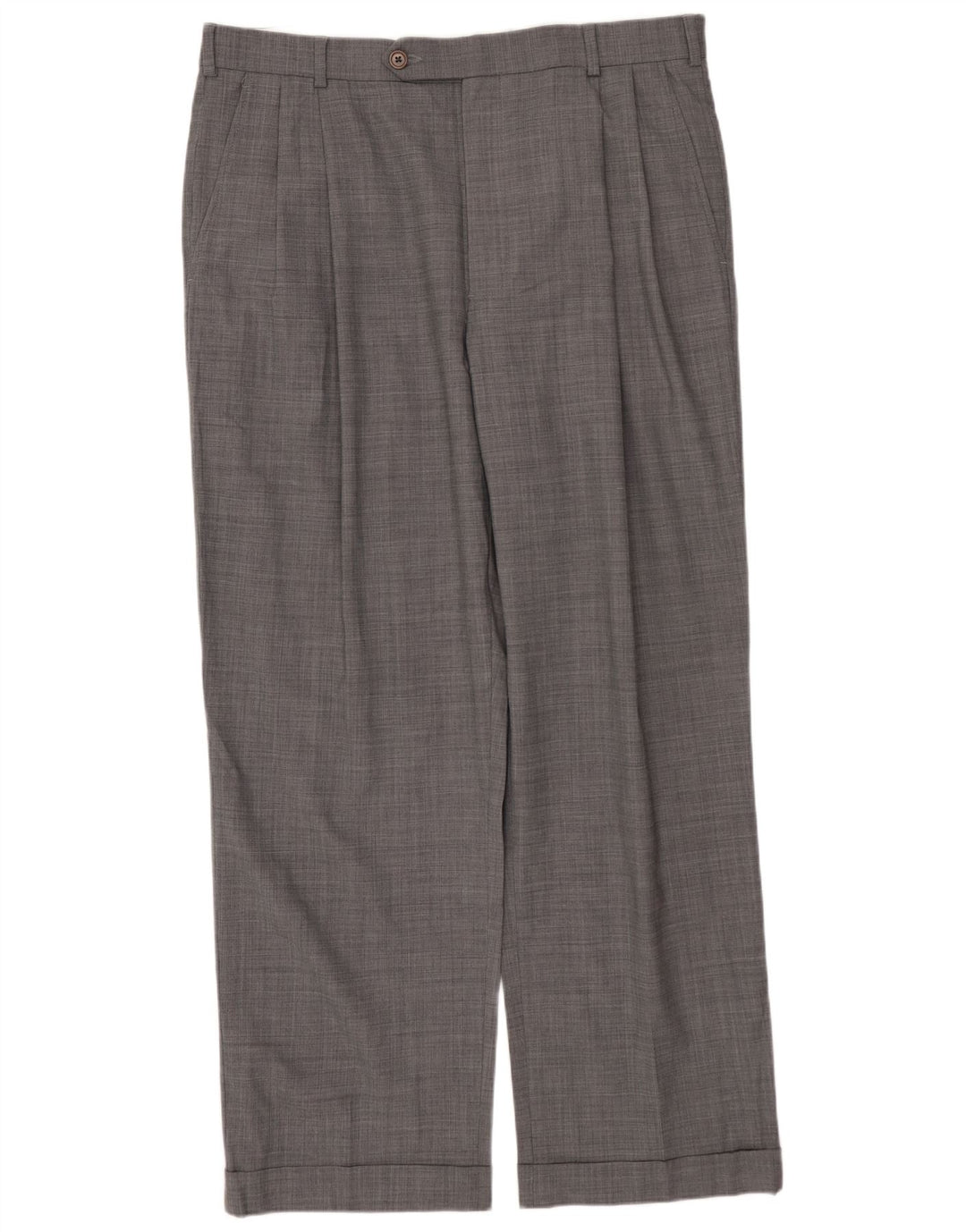 BROOKS BROTHERS Traje de 2 piezas con 2 botones 346 para hombre UK 42 XL W34 L29 Lana gris