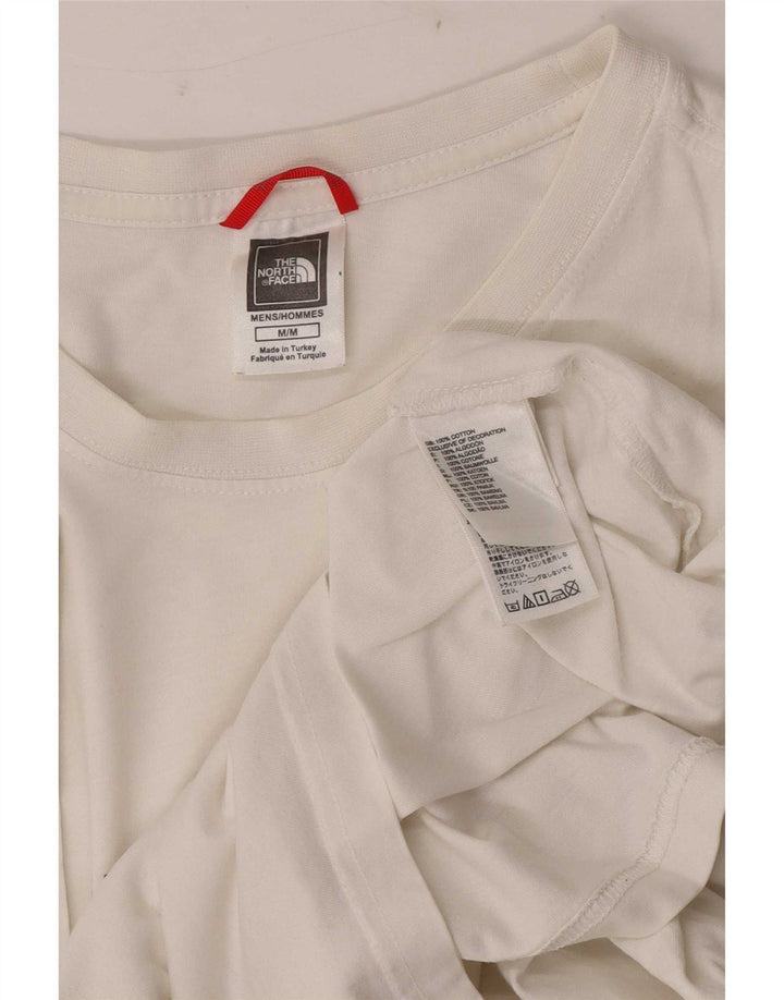 Camiseta The North Face Hombre Top Medium Blanco Algodón