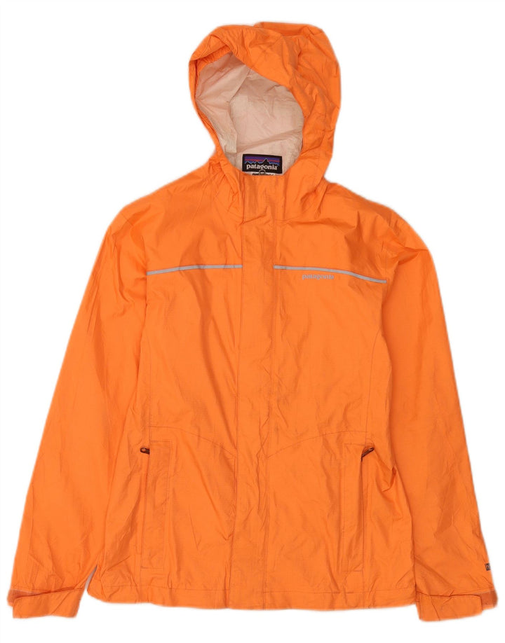 Patagonia Chubasquero con capucha para niño 9-10 años Naranja Poliamida
