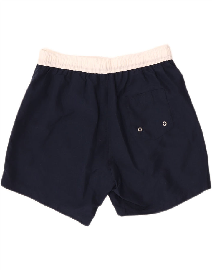 Fila Bañador con gráfico para hombre, talla grande, poliéster azul marino