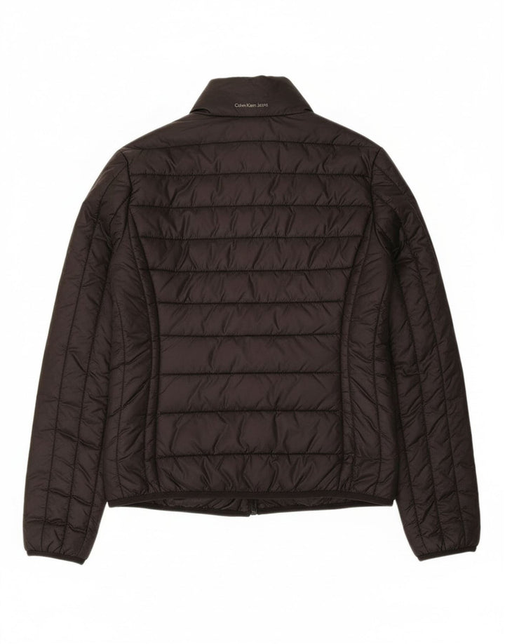 Calvin Klein Jeans Chaqueta reversible para mujer UK 44 Mediana Poliamida negra