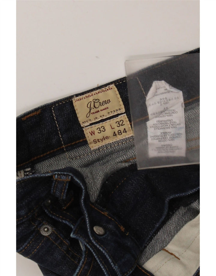 J. Crew Vaqueros ajustados para hombre W33 L32 Algodón azul marino