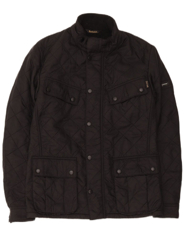 Barbour Chaqueta acolchada para hombre UK 36 Small Poliéster negro