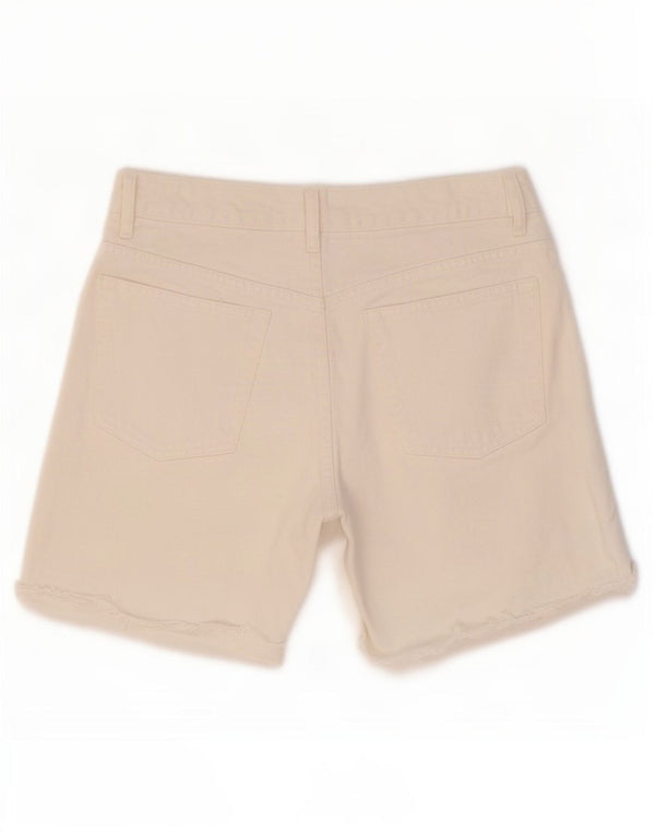 Diesel Mujer Pantalones Cortos De Mezclilla W32 Grande Blanco