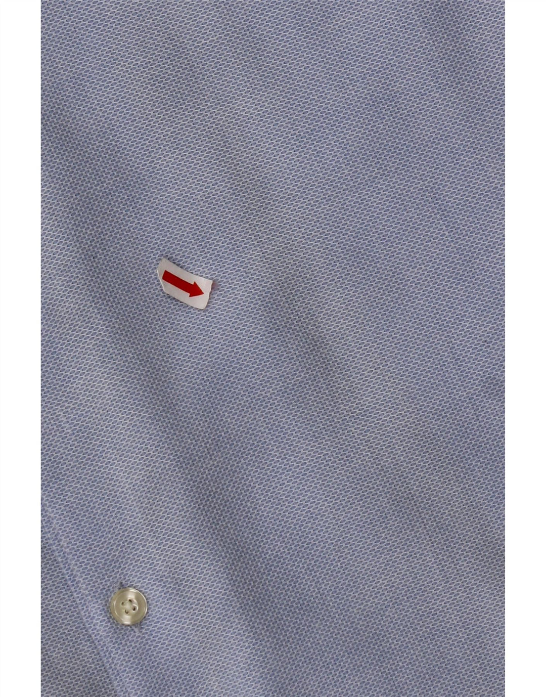 ZARA Hombre Camisa Slim Fit Grande Algodón Azul