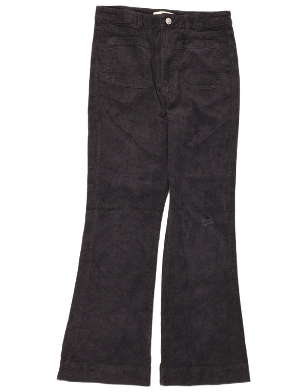 Marks & Spencer Pantalones de pana para mujer UK 12 Medium W30 L30 Azul marino