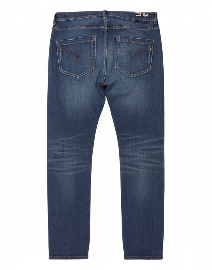 Dondup Vaqueros Slim Hombre W35 L30 Poliéster Azul