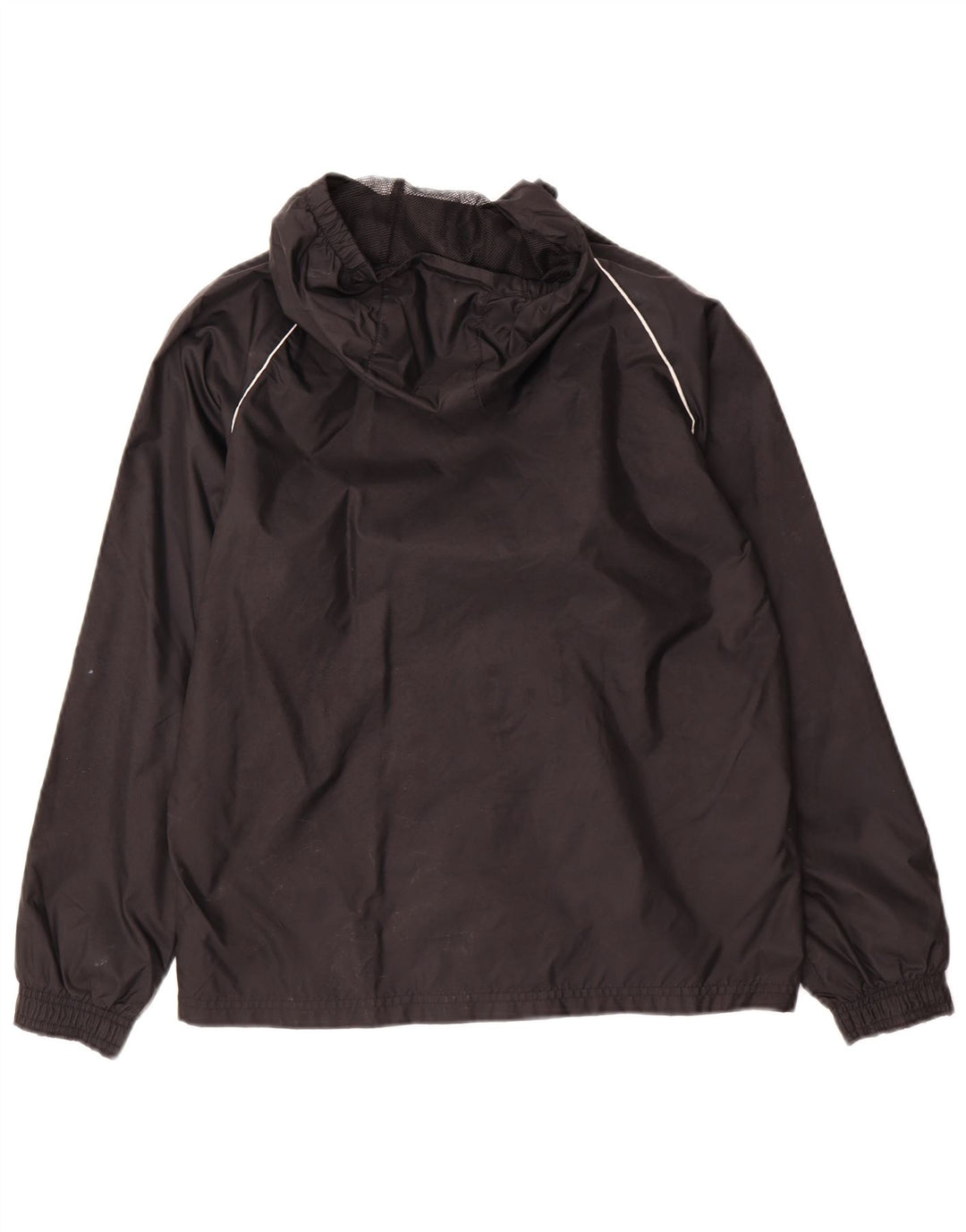 Adidas Chaqueta impermeable con capucha para niños 11-12 años Nylon negro