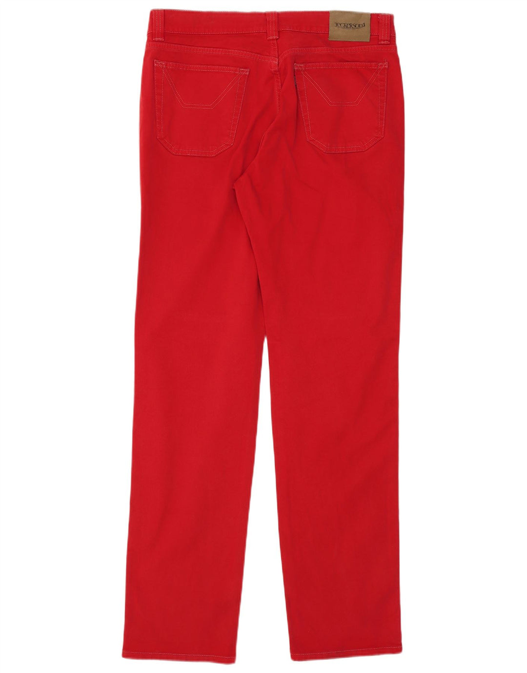 Jeckerson Jeans ajustados para hombre W36 L34 Algodón rojo