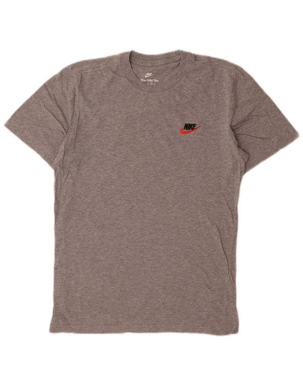 Camiseta Nike Hombre Top XS Algodón moteado gris