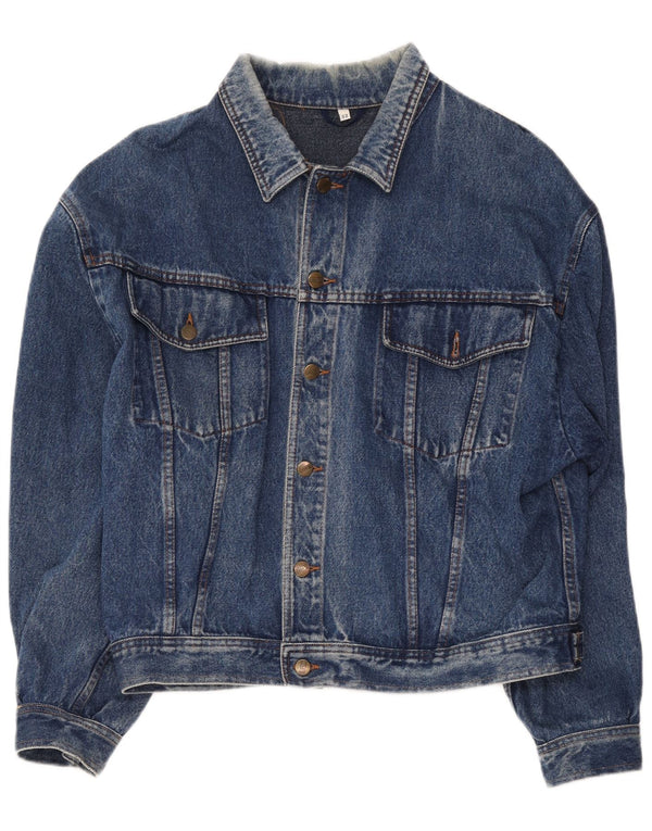 Chaqueta vaquera vintage para hombre IT 52 XL Algodón azul