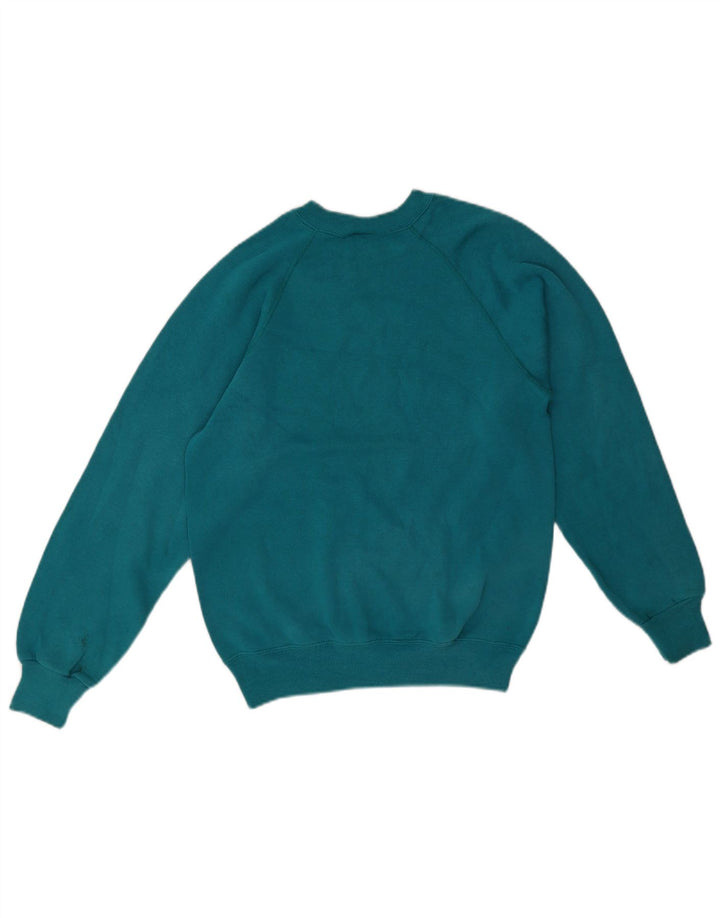 Lee - Jersey de cuello redondo para mujer, talla 40, algodón azul medio