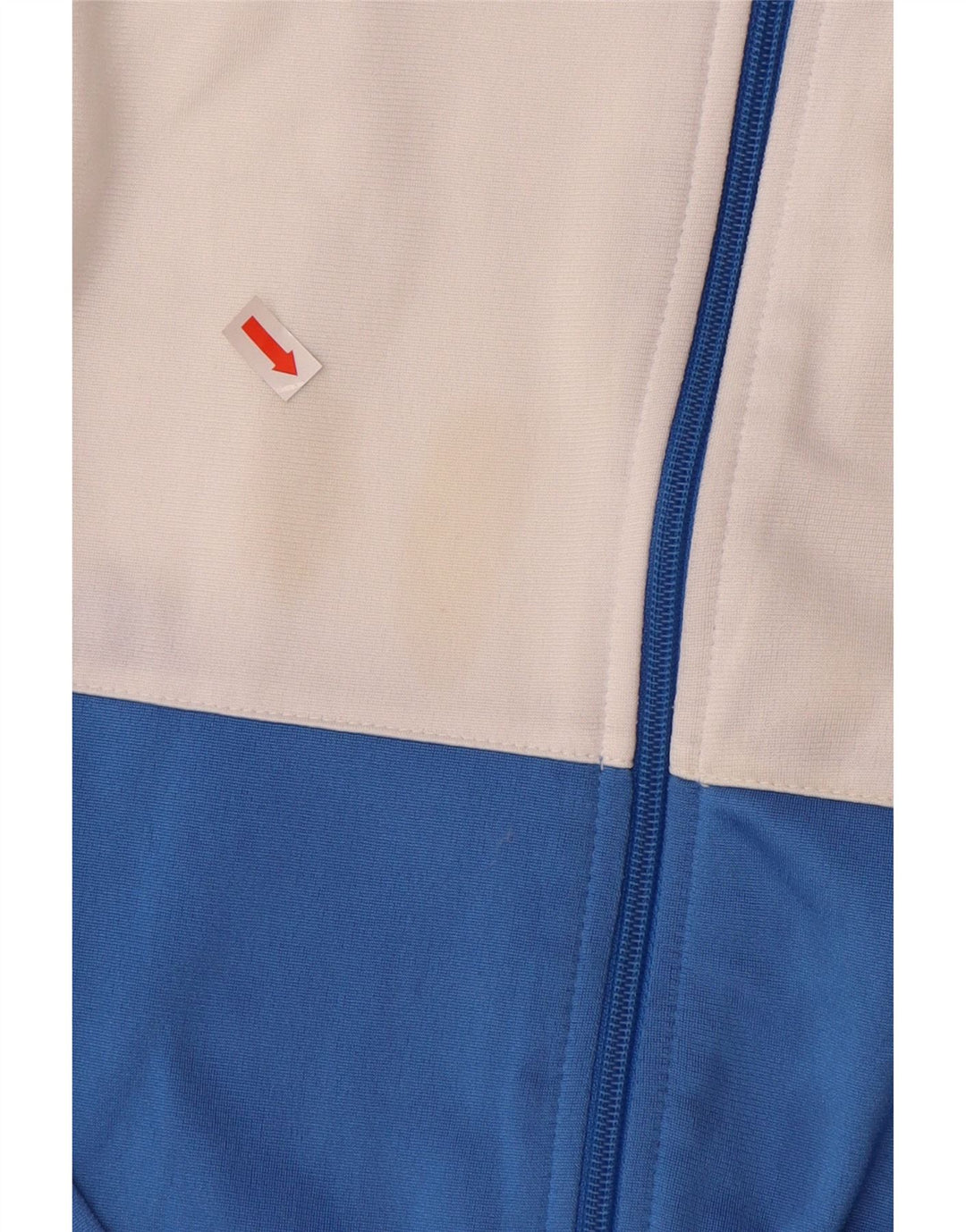 LOTTO Chaqueta superior de chándal con gráfico para hombre, color azul grande, color block