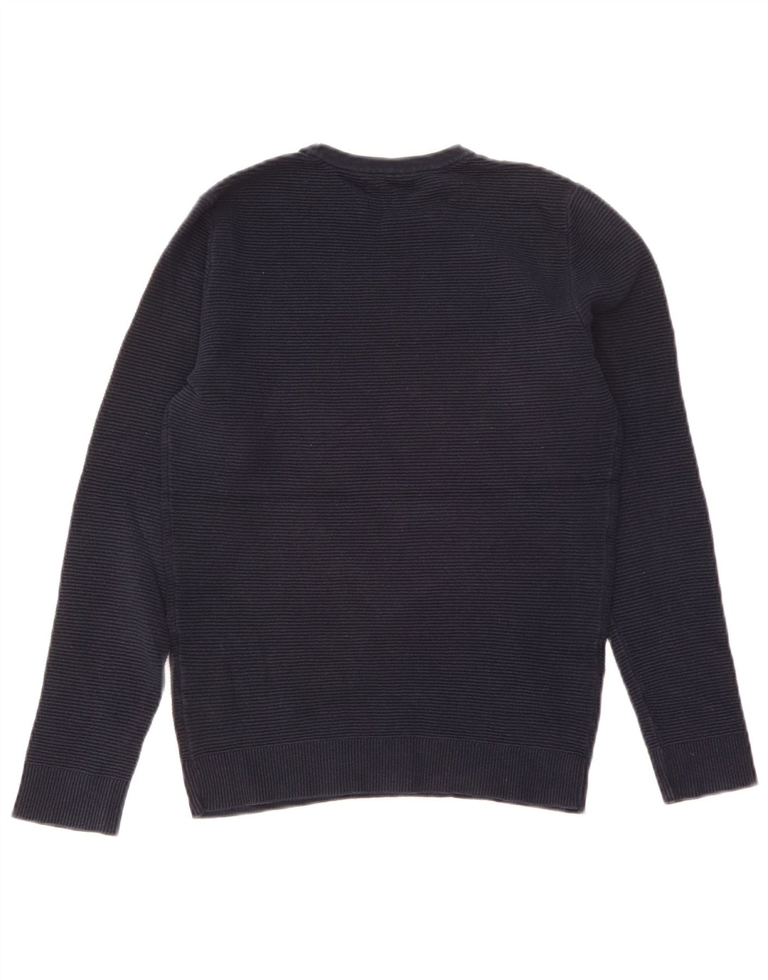 Zara Hombre Jersey Cuello Redondo Jersey Small Azul Marino Algodón