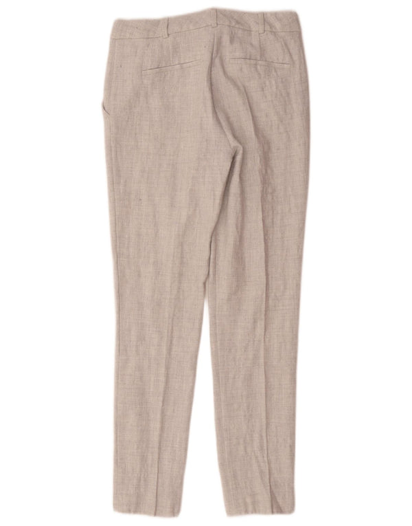 Hugo Boss Pantalones de traje ajustados para mujer UK 8 Small W28 L29 Gris
