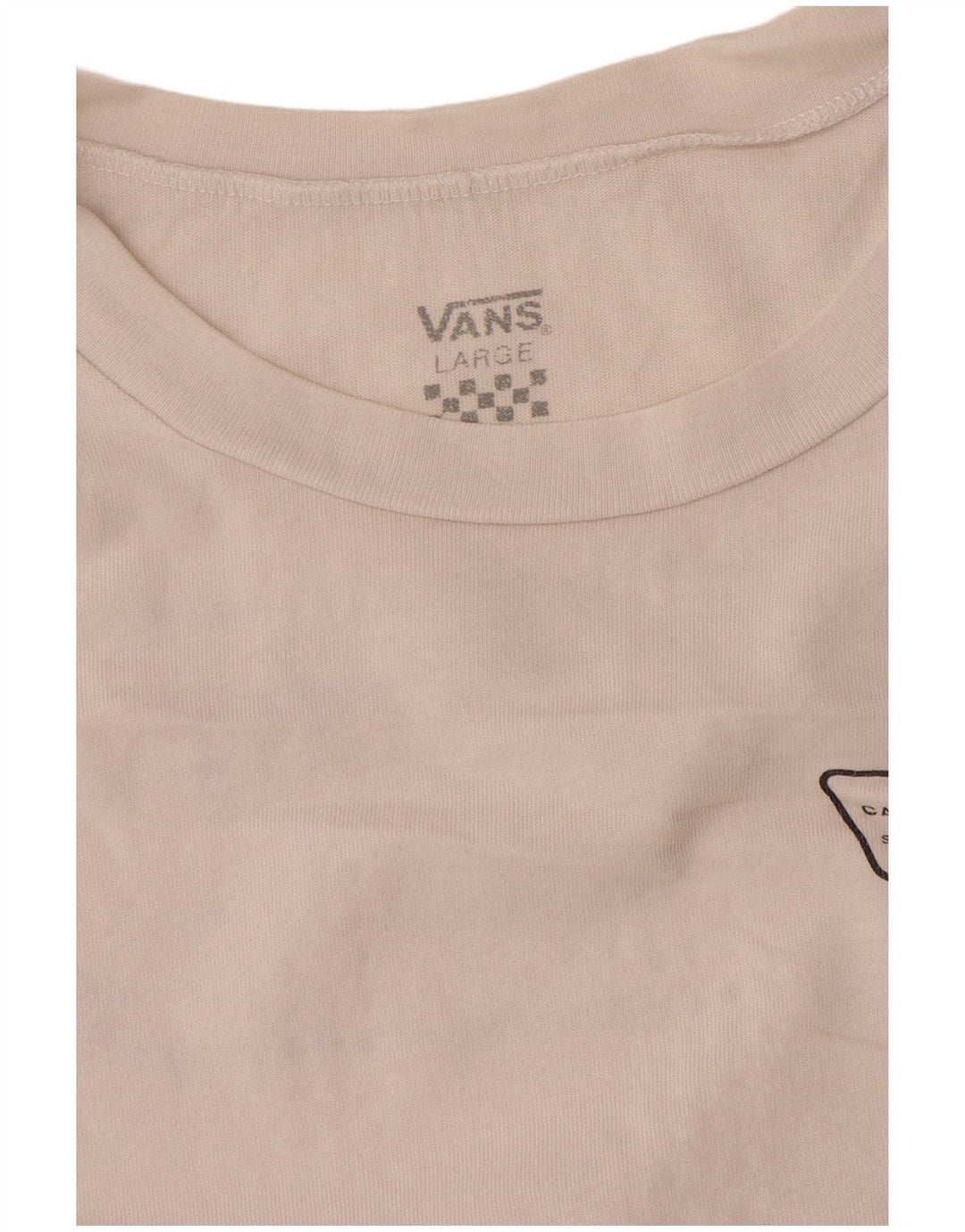 Vans Camiseta gráfica para mujer Top UK 46 Large White