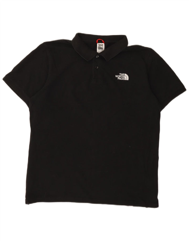 The North Face Polo Hombre Grande Algodón Negro