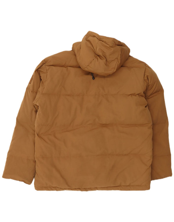 Murphy & Nye Chaqueta acolchada con capucha para hombre UK 42 2XL Poliéster beige