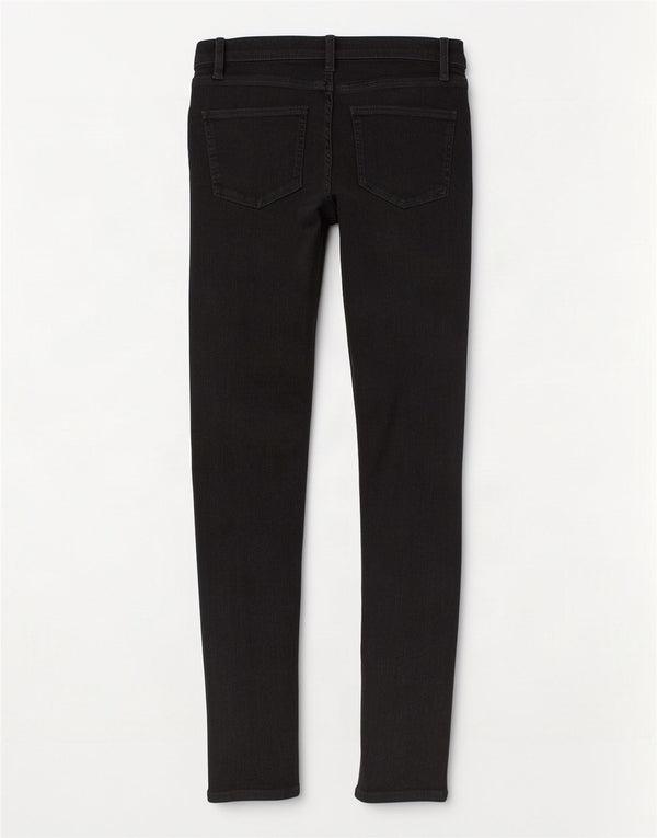 French Connection Vaqueros pitillo para mujer UK 6 XS W24 L32 Algodón negro