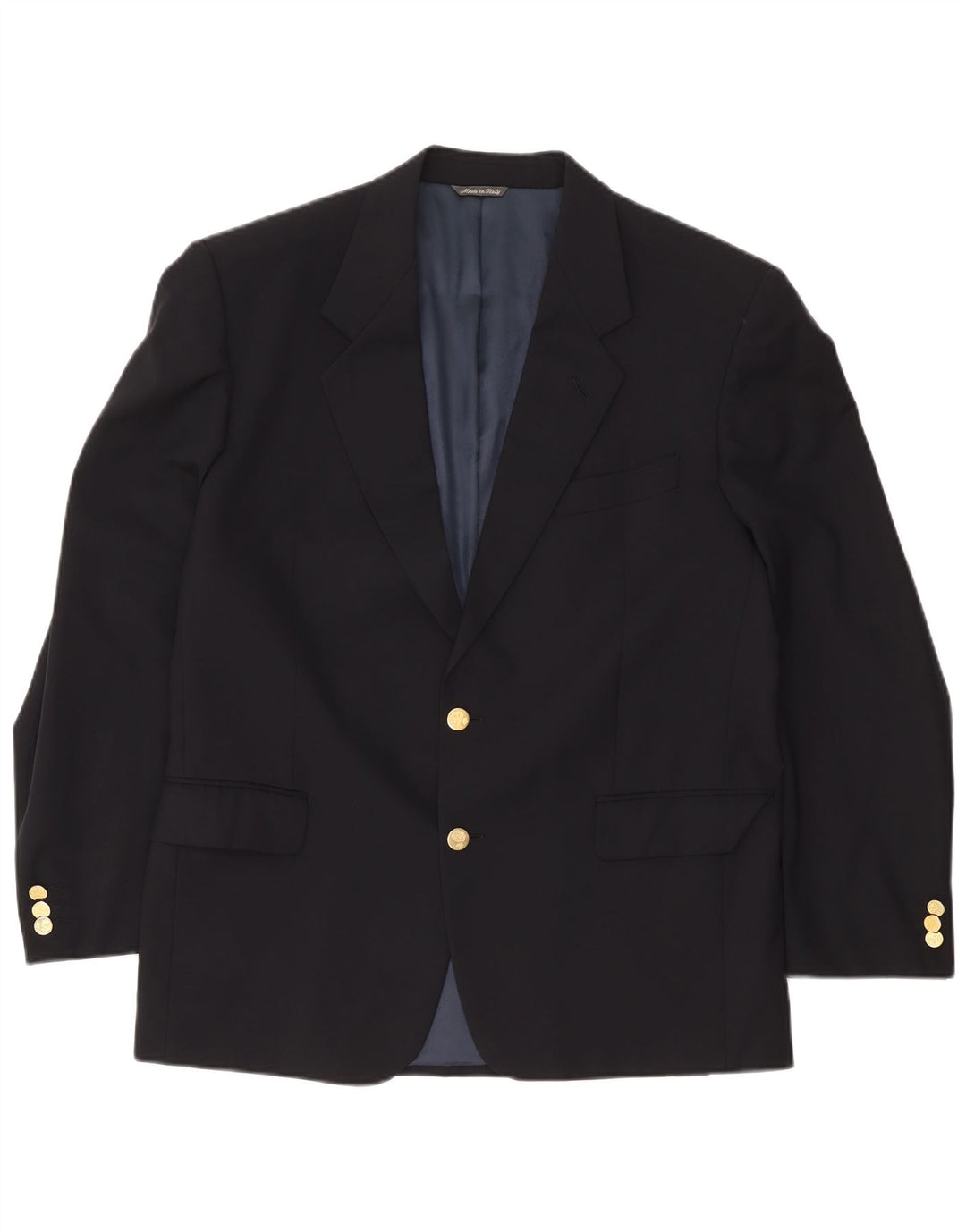 Urbis Chaqueta Blazer de 2 Botones para Hombre IT 52 XL Lana Azul Marino