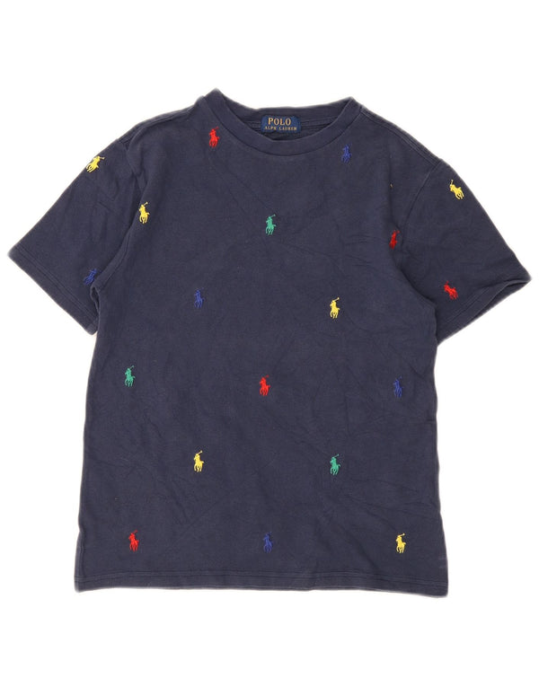 Polo Ralph Lauren Camiseta gráfica para niño 9-10 años Azul marino