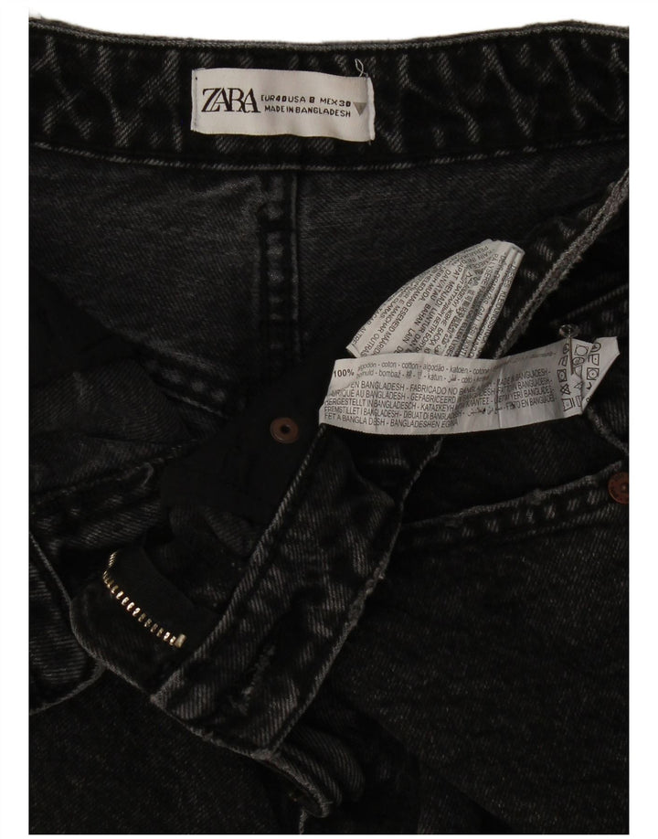 Zara Mujer Shorts Vaqueros EU 40 Medium W30 Algodón Gris